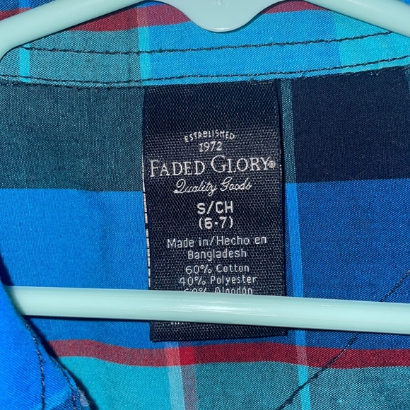 Plaid button up - Picture 2 of 4